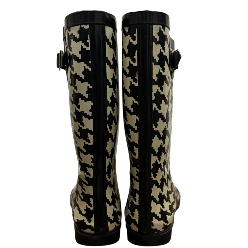 Houndstooth Women's Rain Boots